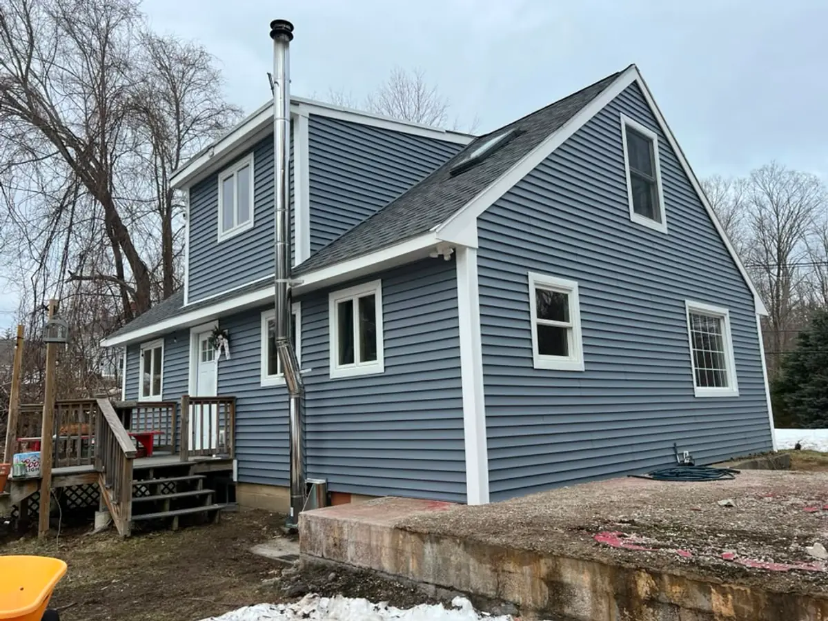 Full Siding Replacement — Side Elevation thumbnail - Siding project in Atkinson, NH