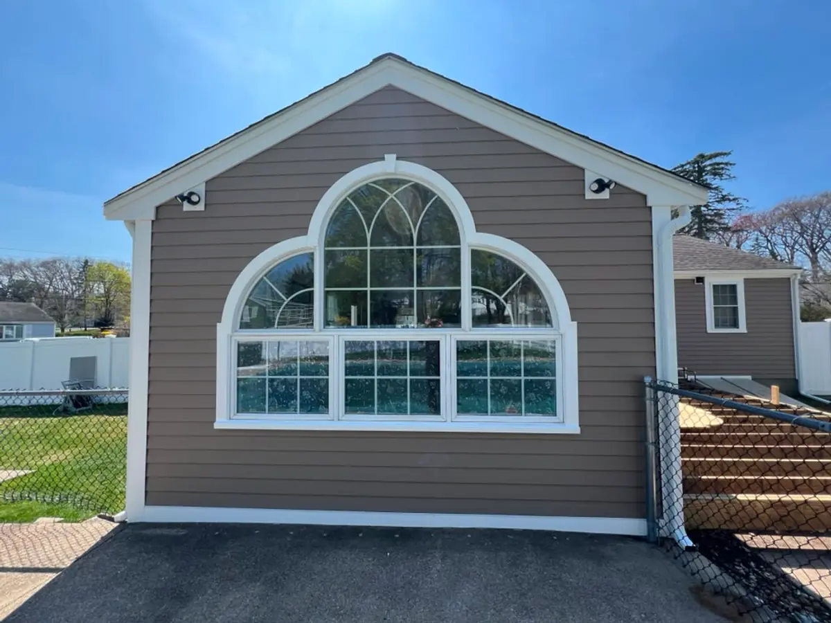 Palladian Window & Custom PVC Trim thumbnail - Siding project in Woburn, MA