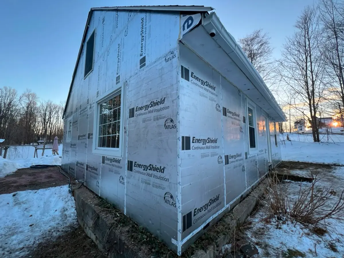 Whole-House Siding Replacement in Atkinson, NH — insulation